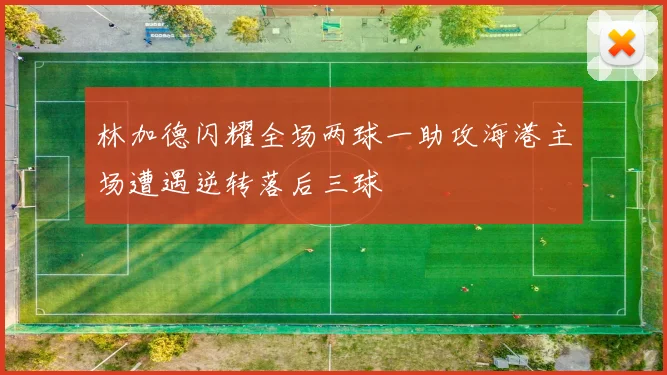 林加德闪耀全场两球一助攻海港主场遭遇逆转落后三球